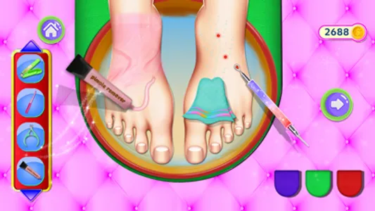 Toe Nail Salon - Foot Spa Game screenshot 1