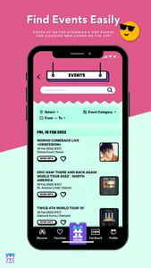 HallyuPyo: Kpop Event Info App screenshot 3