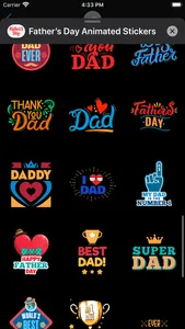 Father’s Day Animated Stickers screenshot 5