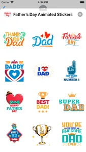 Father’s Day Animated Stickers screenshot 6