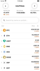 Crypto Tracker EST screenshot 2