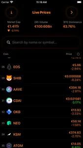 Crypto Tracker EST screenshot 3