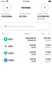 Crypto Tracker EST screenshot 4