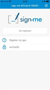 sign-me 2FA screenshot 3