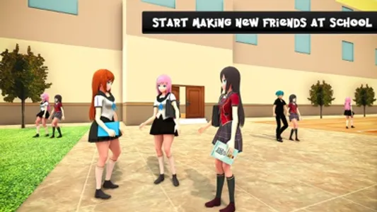 Anime High School YUMI Girl 3D screenshot 1