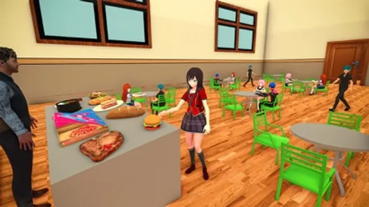 Anime High School YUMI Girl 3D screenshot 2