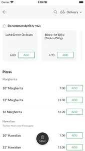 Square Pizza & Grill screenshot 2