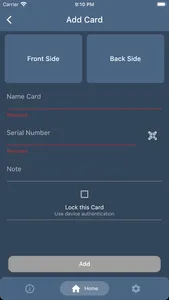 Manage Cards screenshot 4