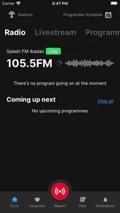 Splash FM Radio screenshot 1