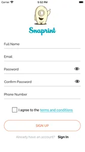 Snaprint App screenshot 2