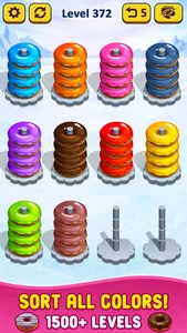 Color Stack it 3d - donut sort screenshot 3