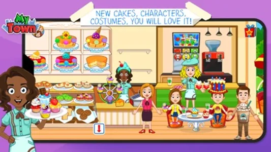 My Town : Sweet Bakery Empire screenshot 1