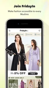 Fridayin-women's dress store screenshot 1