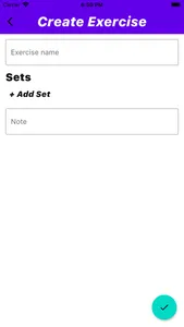 Workout Notes IOD screenshot 1