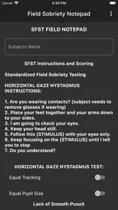 SFST Field Notepad screenshot 0