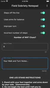 SFST Field Notepad screenshot 3