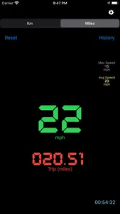 Mph Kmh Counter (Speedometer) screenshot 0