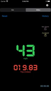 Mph Kmh Counter (Speedometer) screenshot 3