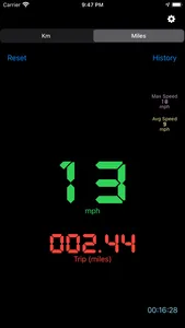 Mph Kmh Counter (Speedometer) screenshot 4