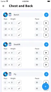 Gym Tracker! screenshot 1