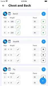 Gym Tracker! screenshot 2
