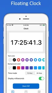 Floating Clock - Teleprompter screenshot 0