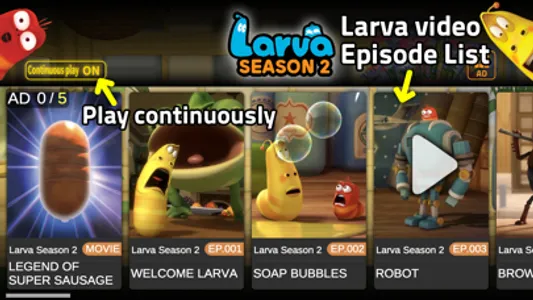 Larva season 2(full version) screenshot 0