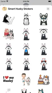 Smart Husky Stickers screenshot 2