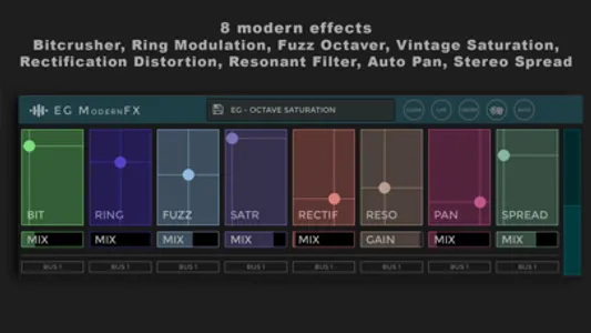 EG ModernFX AU3 Multi effects screenshot 0