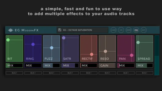 EG ModernFX AU3 Multi effects screenshot 1