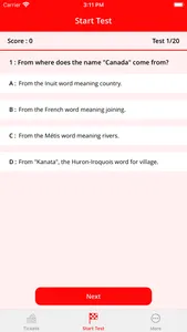 Canadian Citizenship Test '21 screenshot 1