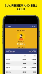 AlaDeen Gold Wallet screenshot 1