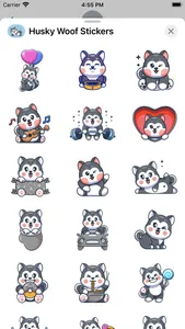 Husky Woof Stickers screenshot 2