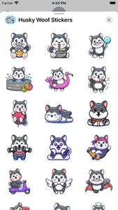 Husky Woof Stickers screenshot 3