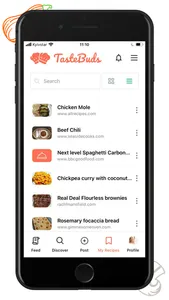 TasteBuds - Recipe Sharing screenshot 1