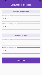 Calculadora de Pisos screenshot 1