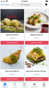 Damla Baklava Shop screenshot 1