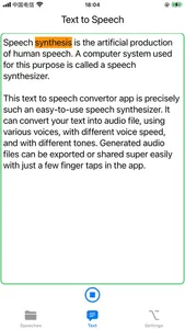 Text To Speech Convertor screenshot 1