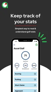 Accel Golf - Stats Tracker screenshot 0