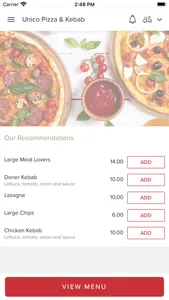 Unico Pizza & Kebab screenshot 0