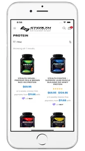 Stealth Supplements screenshot 1