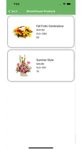 BloomHouse Tablet POS screenshot 1