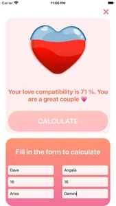 Love Calculator Prank App screenshot 0