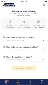 Towergate Response screenshot 1