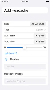My Simple Headache Tracker screenshot 4