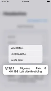 My Simple Headache Tracker screenshot 5