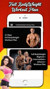 Full Bodyweight Workout Plan screenshot 1