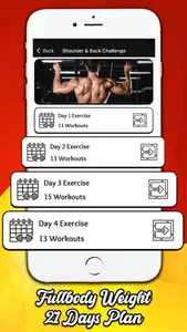 Full Bodyweight Workout Plan screenshot 4