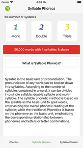 Syllable Phonics screenshot 2