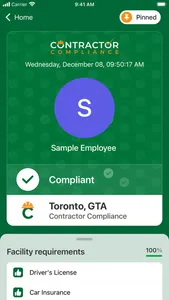 Contractor Compliance screenshot 2